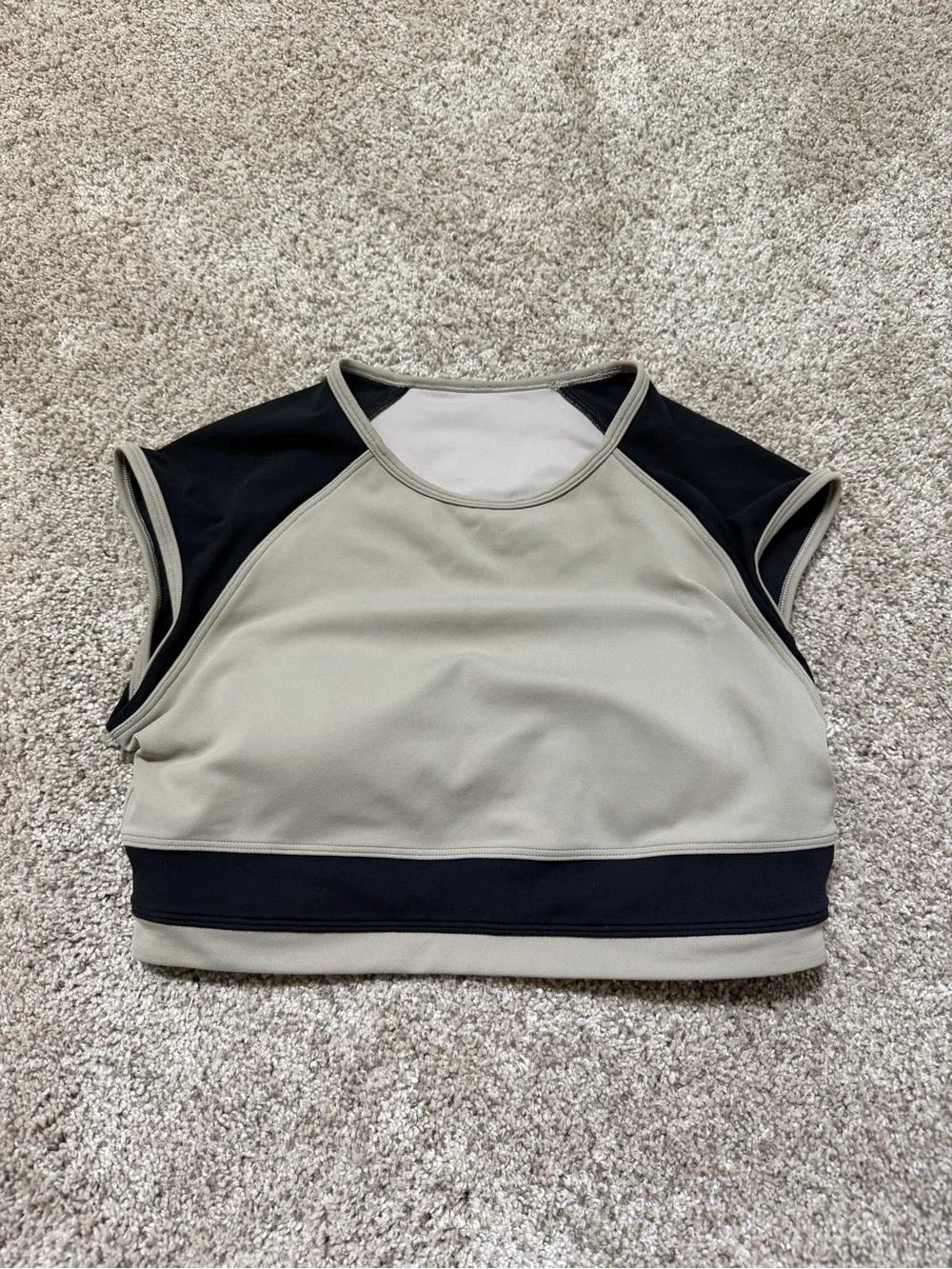Lululemon nulu cropped cap sleeve shirt